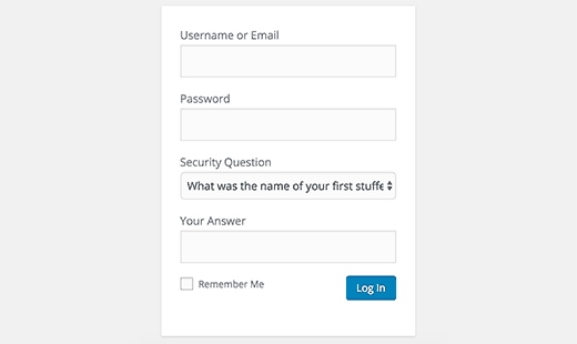 3 1 - افزونه اضافه کردن سوال امنیتی به صفحه ورود وردپرس