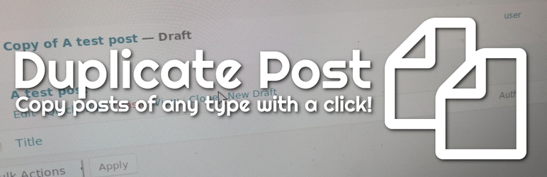 Duplicate Post 1 - افزونه Duplicate Post | ساخت کپی نوشته های وردپرس