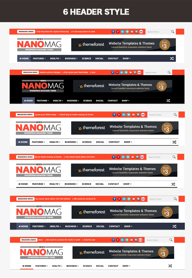 nanomag 4 - قالب نانومگ - قالب مجله خبری وردپرس nanomag - رایگان و حرفه ای