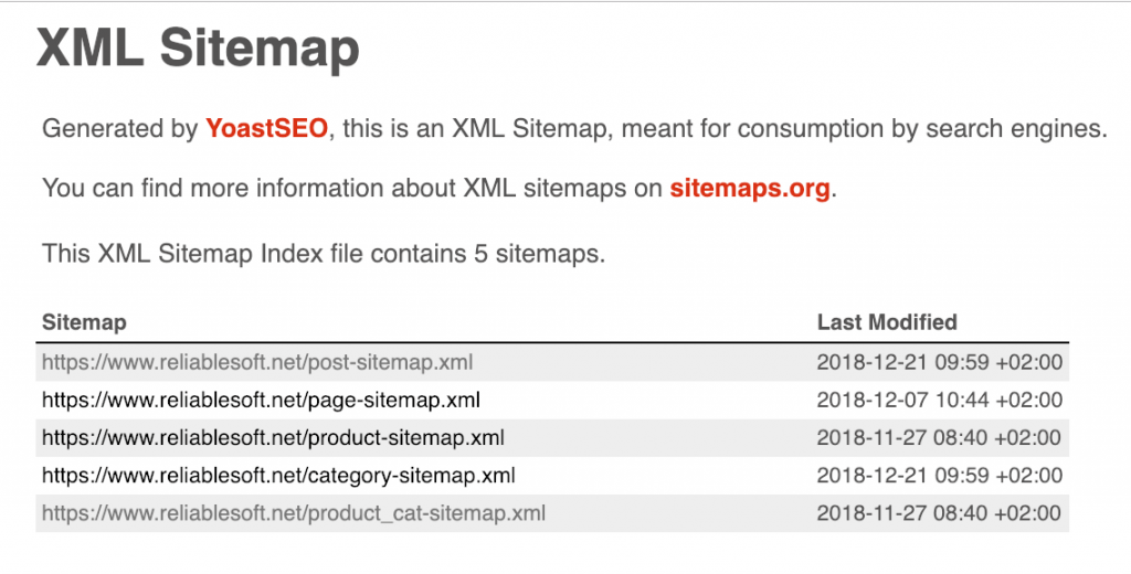 xml sitemap example 1024x520 - چگونه نقشه سایت را برای یک سئو قدرتمند بهینه کنیم