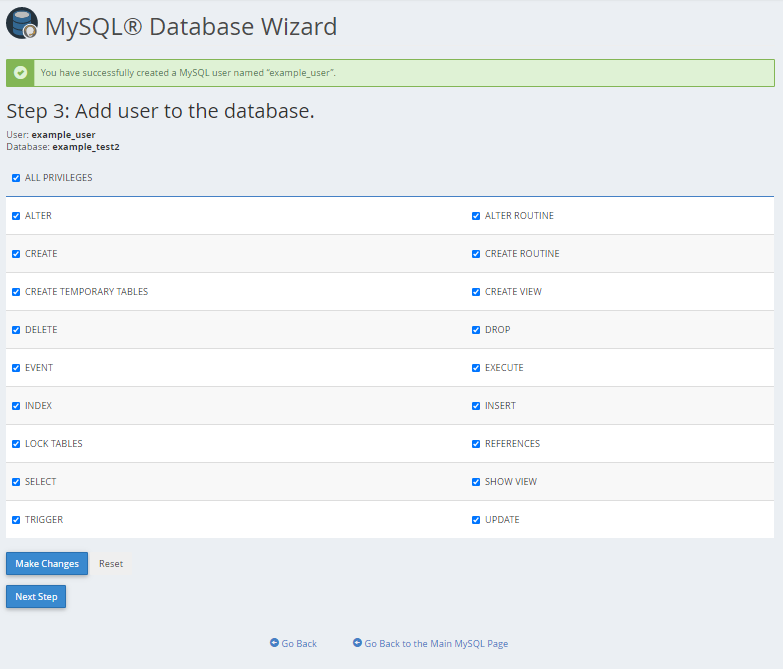 cpanel database mysql database step3 - نصب وردپرس روی هاست - در 6 مرحله