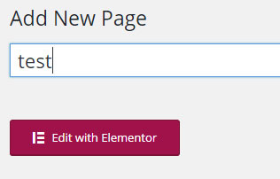 add new page elementor - آموزش ساخت وب سایت با المنتور