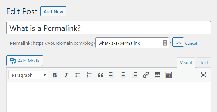 permalink classic editor - پیوند یکتا چیست؟ هر آنچه که باید در مورد permalink بدانید